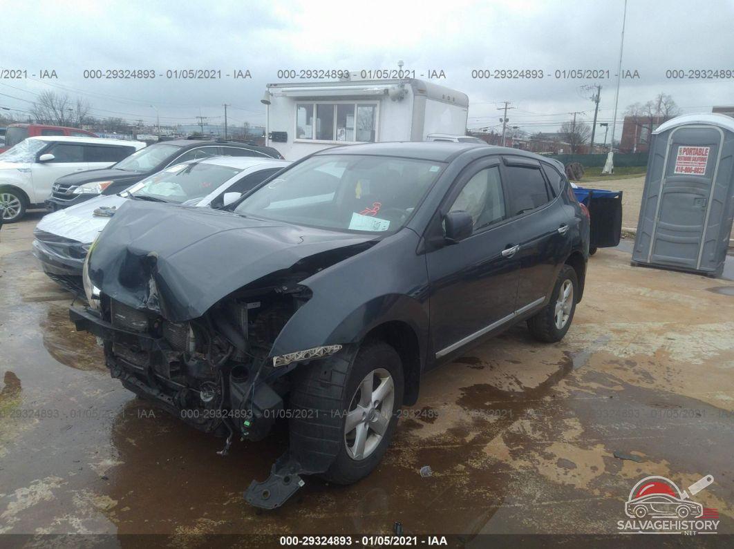 JN8AS5MVXDW654206 2013 NISSAN ROGUE photo no. 2