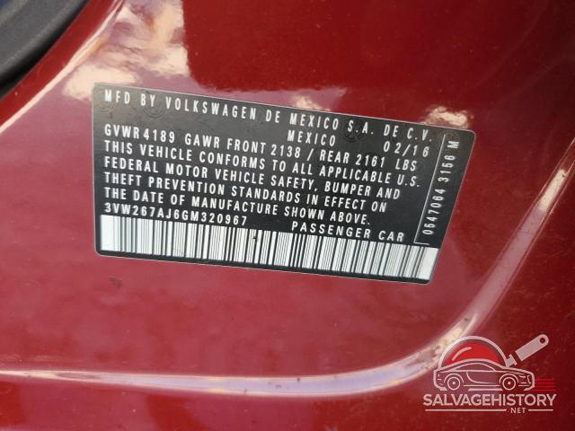 3VW267AJ6GM320967 2016 VOLKSWAGEN JETTA photo no. 12