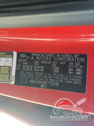 KNDJX3A50E7712518 2014 KIA SOUL photo no. 12