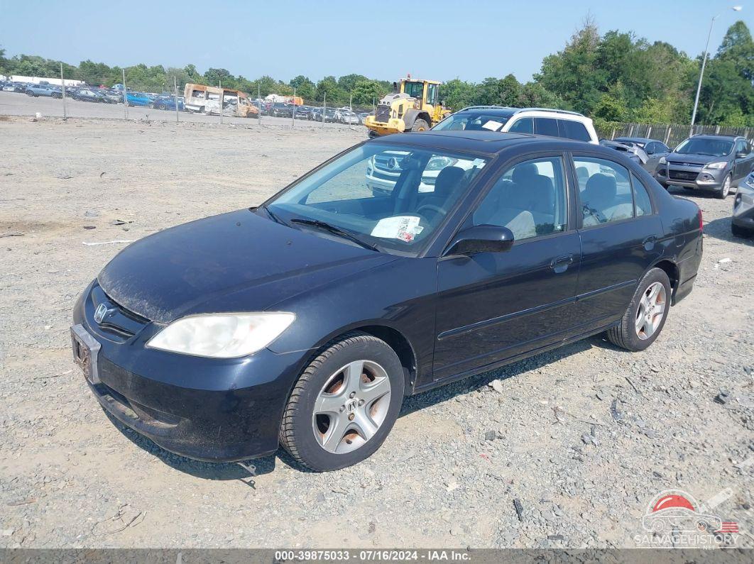 2HGES26744H507504 2004 HONDA CIVIC photo no. 2