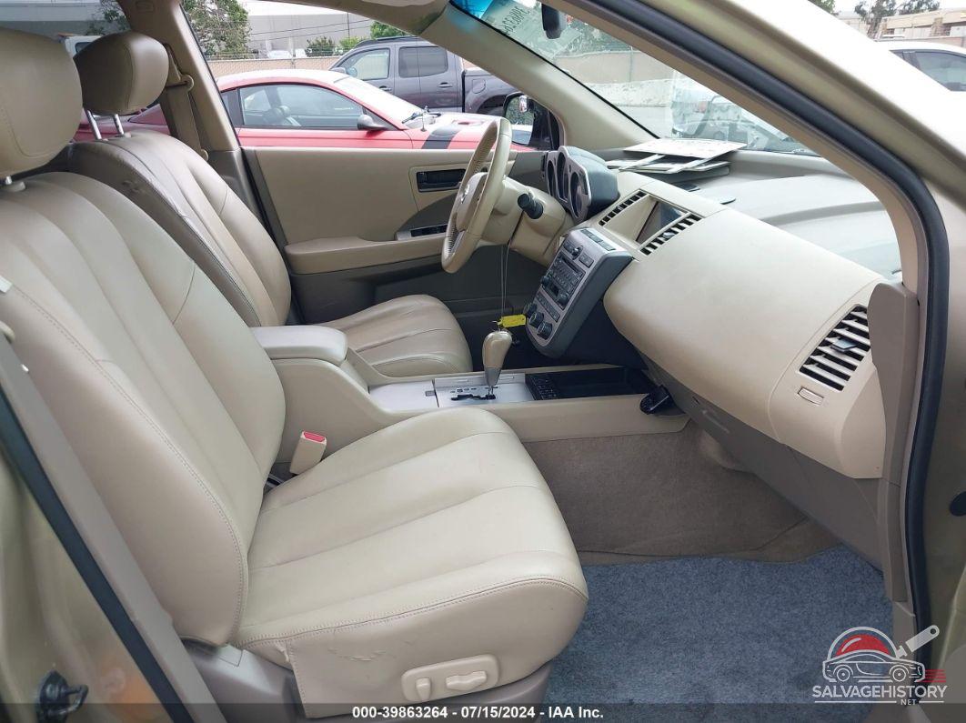 JN8AZ08W35W401778 2005 NISSAN MURANO photo no. 5