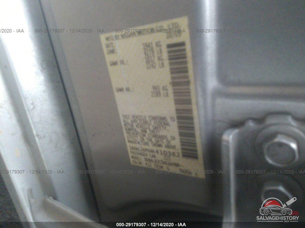 1N4AL2APXAN410382 2010 NISSAN ALTIMA photo no. 9