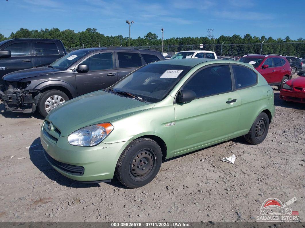 KMHCM36C07U002365 2007 HYUNDAI ACCENT photo no. 2