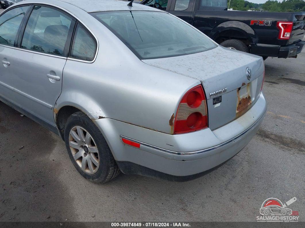 WVWPD63B33P033928 2003 VOLKSWAGEN PASSAT photo no. 6