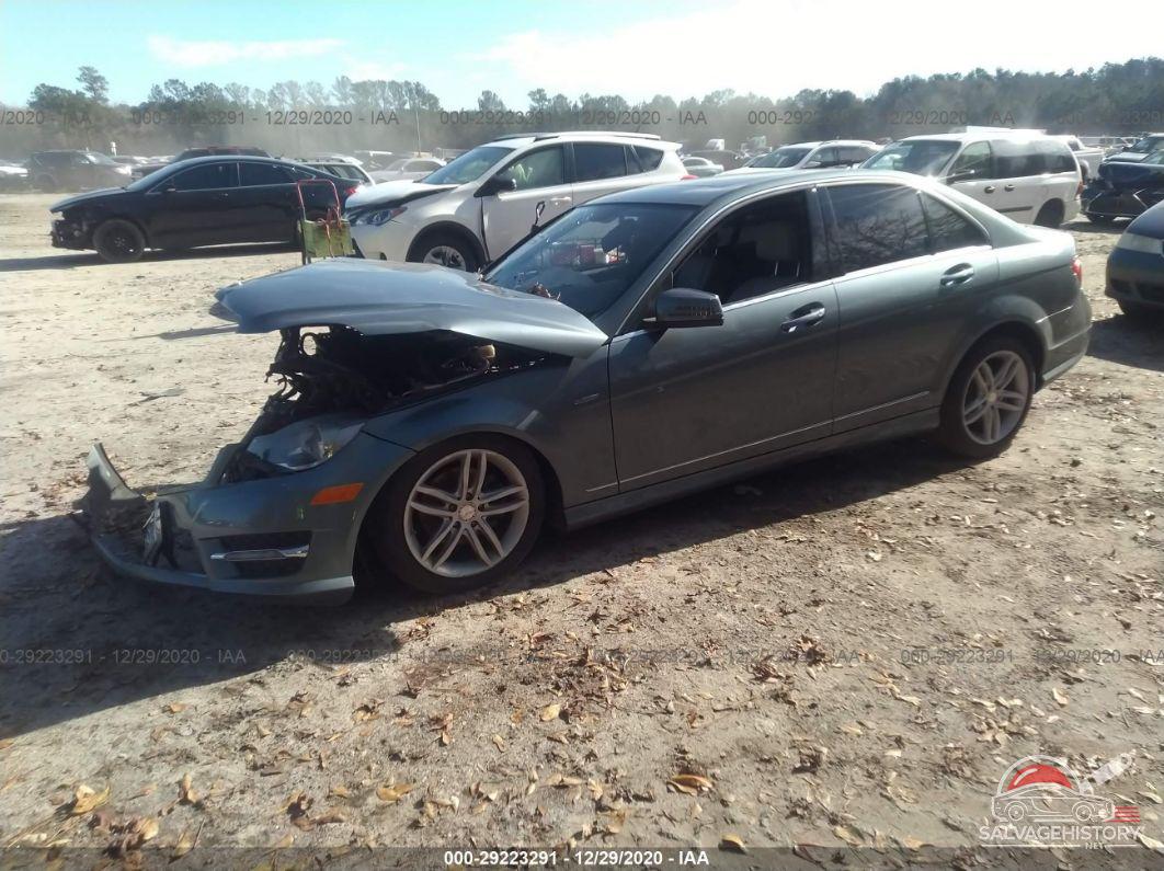 WDDGF4HB4CA616170 2012 MERCEDES-BENZ C-CLASS photo no. 2