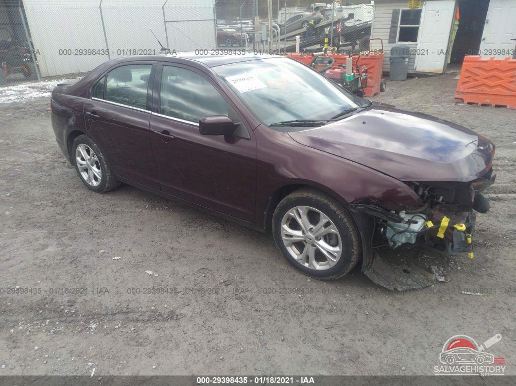 3FAHP0HA4CR373242 2012 FORD FUSION photo no. 7