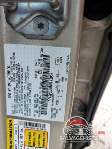 3FA6P0UU0JR142052 2018 FORD FUSION photo no. 13