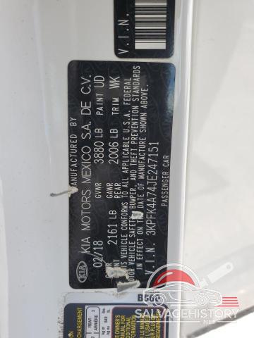 3KPFK4A74JE247151 2018 KIA FORTE photo no. 12