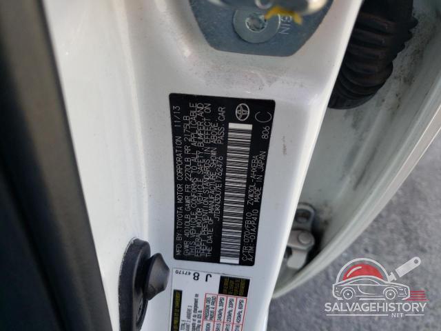 JTDKN3DU7E1762476 2014 TOYOTA PRIUS photo no. 12