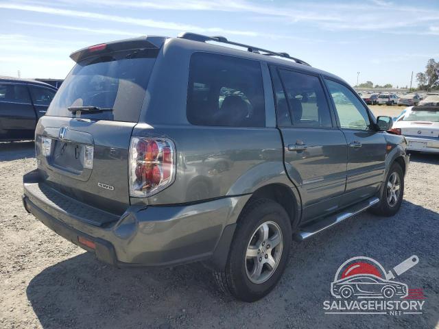 2HKYF18577H523875 2007 HONDA PILOT photo no. 3