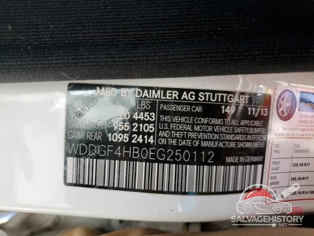 WDDGF4HB0EG250112 2014 MERCEDES-BENZ C-CLASS photo no. 12