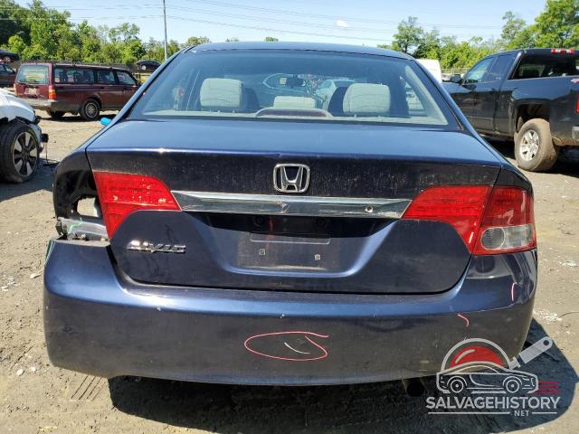 1HGFA16519L026605 2009 HONDA CIVIC photo no. 6