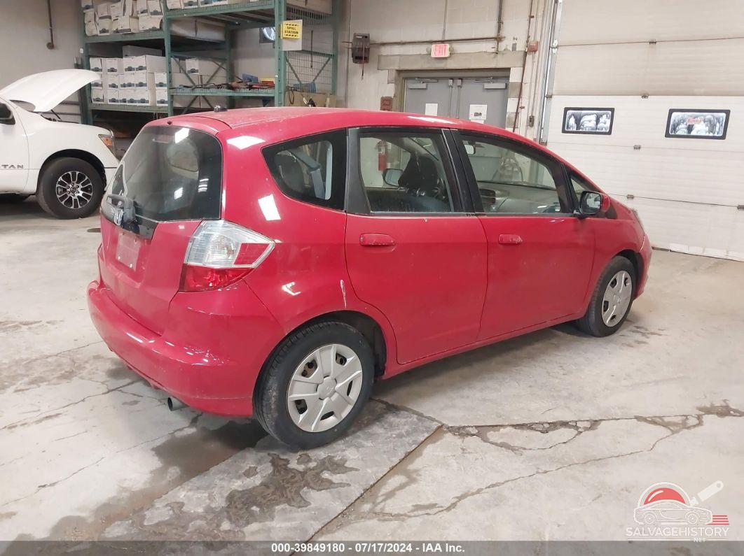 JHMGE8H35DC010278 2013 HONDA FIT photo no. 4