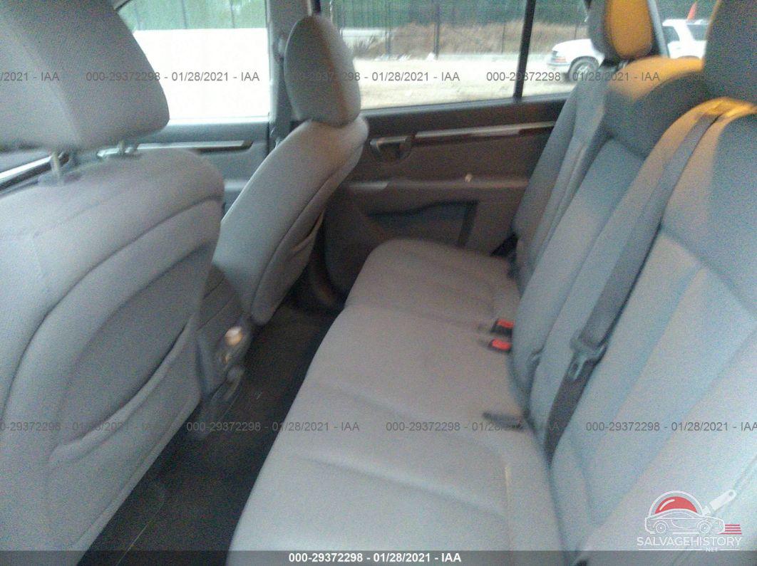 5NMSG3AB4AH370035 2010 HYUNDAI SANTA FE photo no. 8