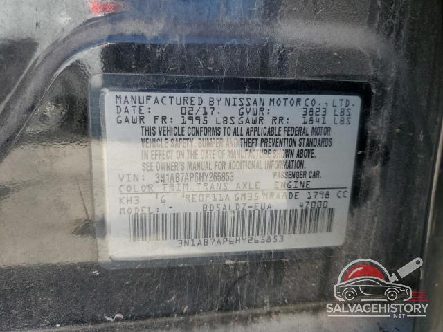 3N1AB7AP6HY265853 2017 NISSAN SENTRA photo no. 13