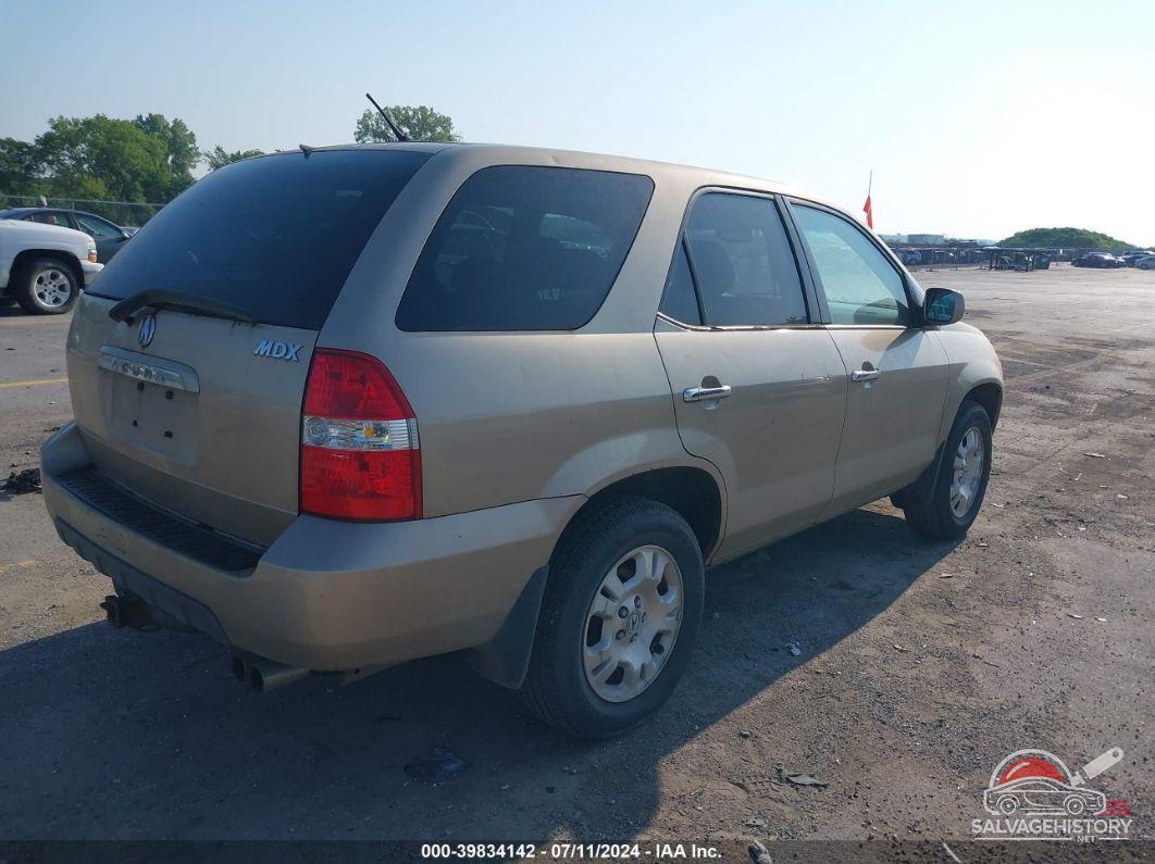 2HNYD18291H504170 2001 ACURA MDX photo no. 4