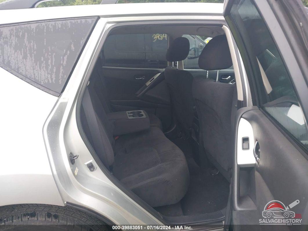 JN8AZ18W09W143957 2009 NISSAN MURANO photo no. 8