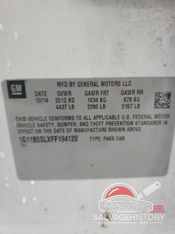 1G11B5SLXFF194120 2015 CHEVROLET MALIBU photo no. 12