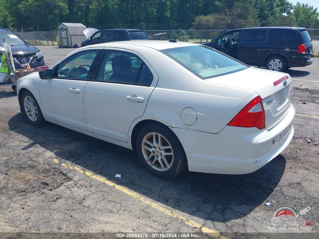 3FAHP0GA5CR287987 2012 FORD FUSION photo no. 3