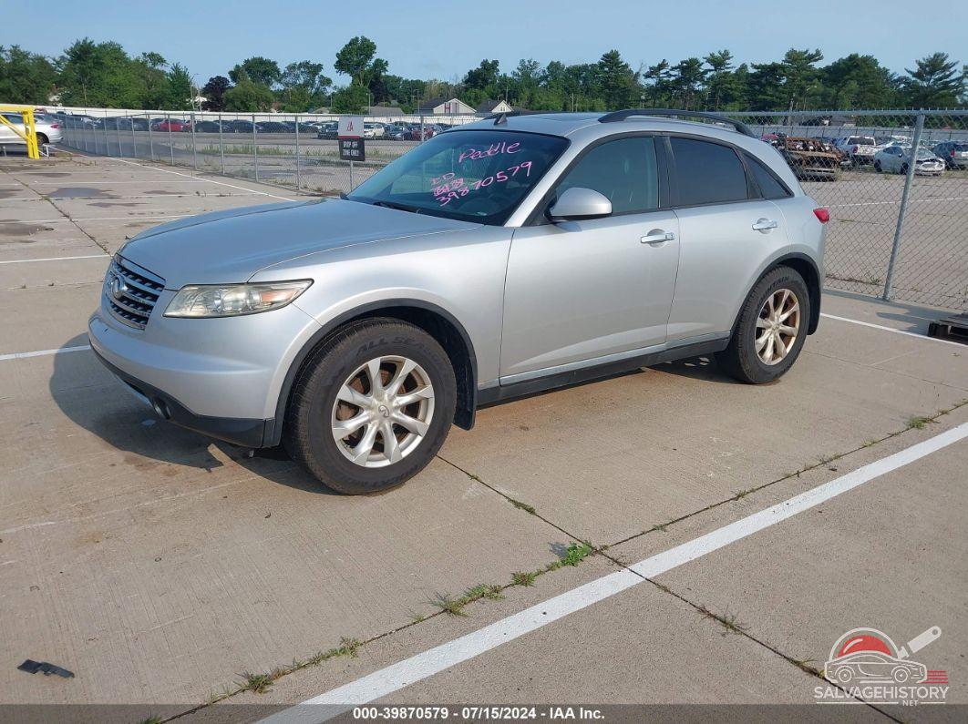 JNRAS08WX6X203484 2006 INFINITI FX35 photo no. 2