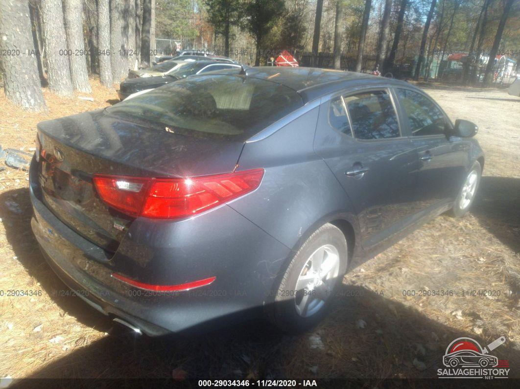 KNAGM4A71F5536227 2015 KIA OPTIMA photo no. 4