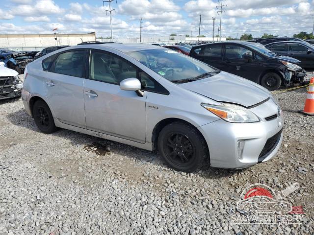 JTDKN3DU3D0352455 2013 TOYOTA PRIUS photo no. 4