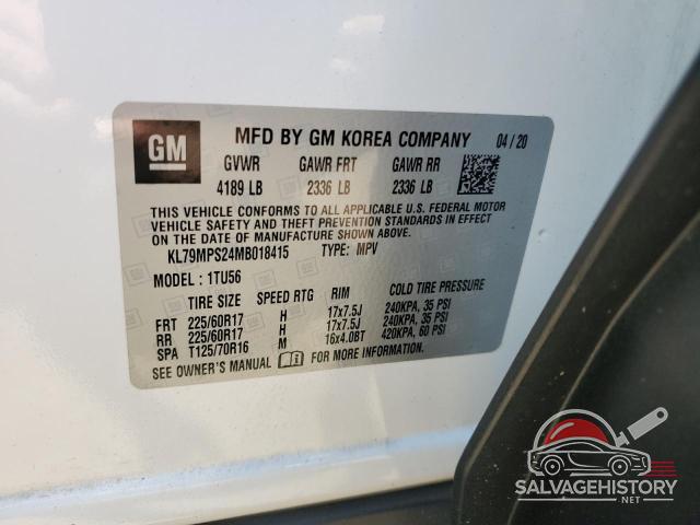 KL79MPS24MB018415 2021 CHEVROLET TRAILBLZR photo no. 12
