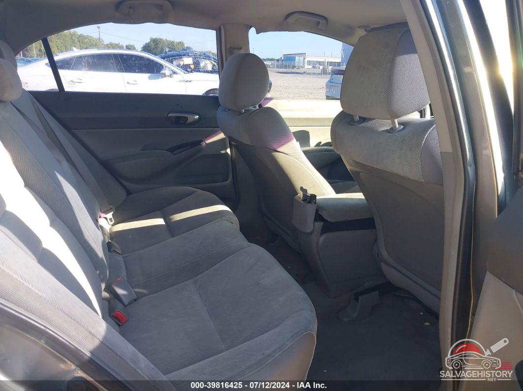 2HGFA16589H313937 2009 HONDA CIVIC photo no. 8