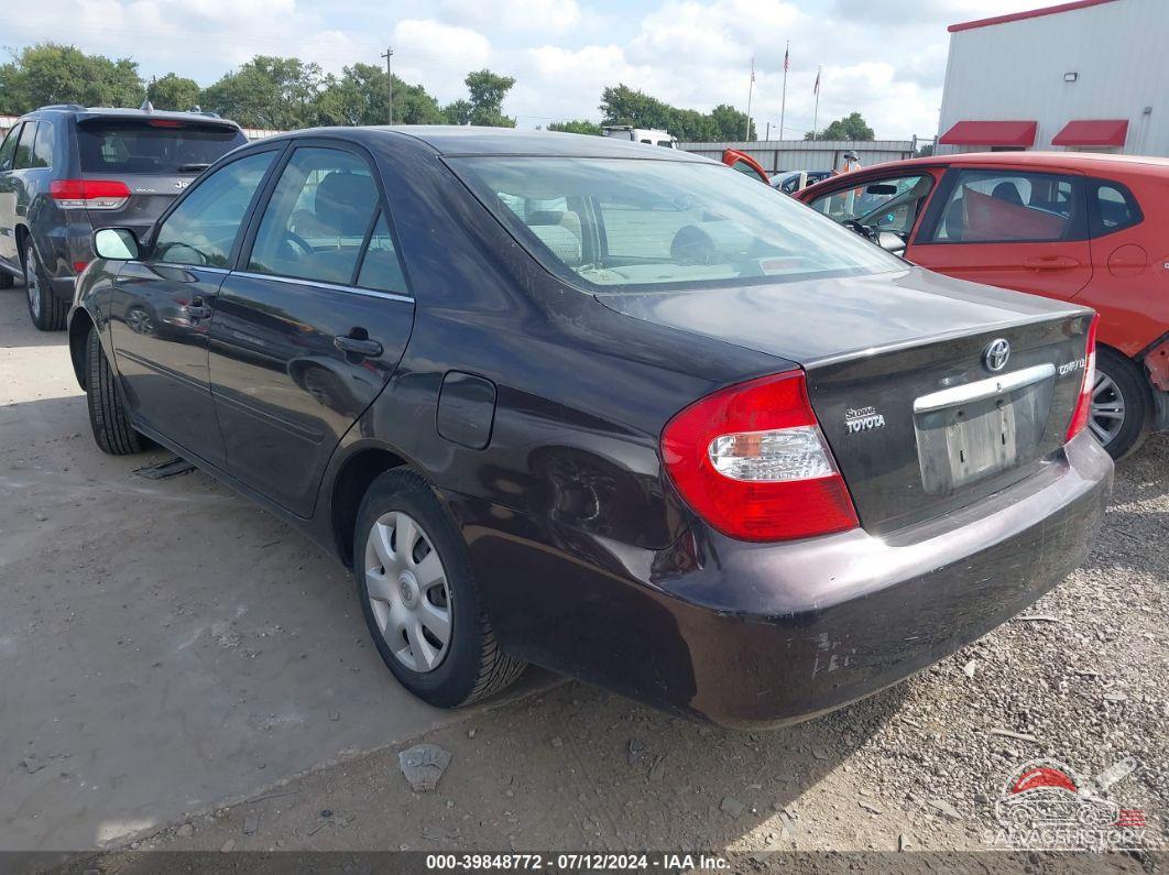 4T1BE32K02U594218 2002 TOYOTA CAMRY photo no. 3