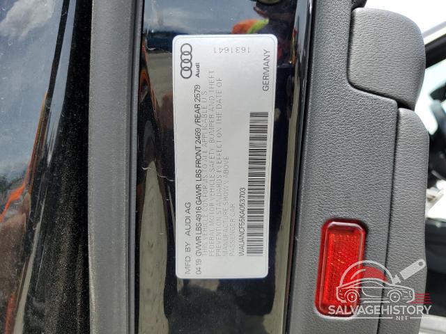 WAUANCF55KA053703 2019 AUDI A5 PREMIUM photo no. 12