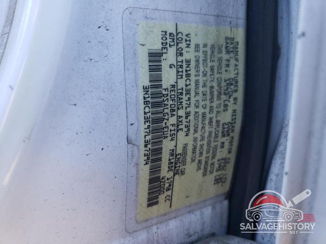 3N1BC13E97L367394 2007 NISSAN VERSA photo no. 12