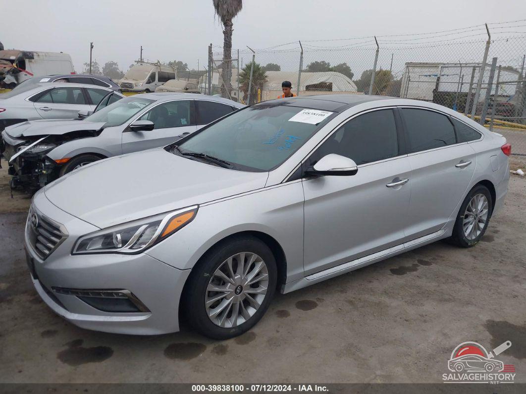 5NPE34AF6FH102325 2015 HYUNDAI SONATA photo no. 2