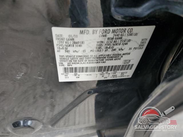 2FMDK3JCXBBA85190 2011 FORD EDGE photo no. 13
