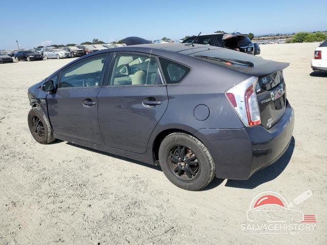 JTDKN3DU3D1721387 2013 TOYOTA PRIUS photo no. 2