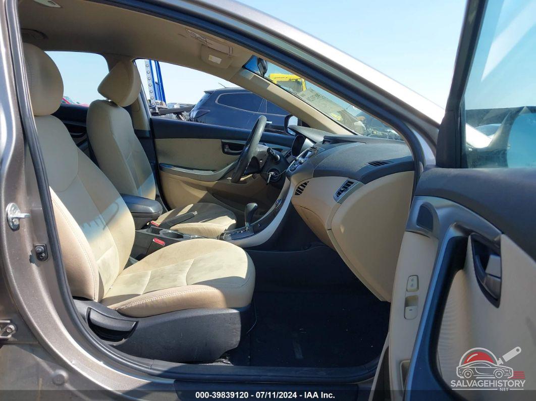 5NPDH4AE2DH440502 2013 HYUNDAI ELANTRA photo no. 5