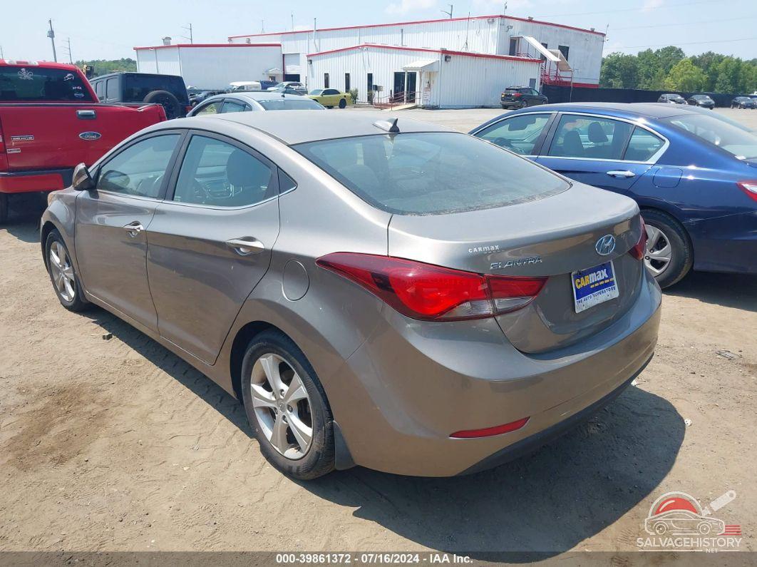 5NPDH4AE8GH723779 2016 HYUNDAI ELANTRA photo no. 3