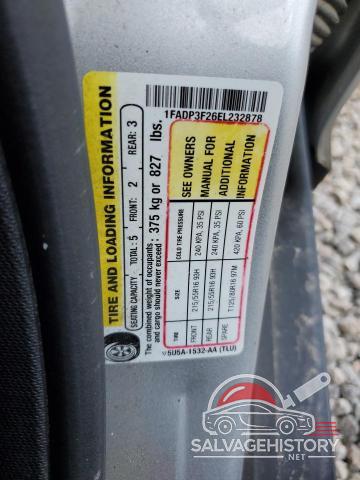 1FADP3F26EL232878 2014 FORD FOCUS photo no. 12