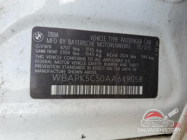 WBAPK5C50AA649058 2010 BMW 3 SERIES photo no. 13
