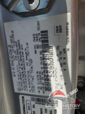 3FA6P0K93GR136138 2016 FORD FUSION photo no. 12