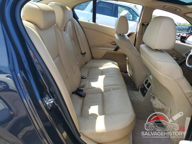 WBANE73586CM42570 2006 BMW 5 SERIES photo no. 10