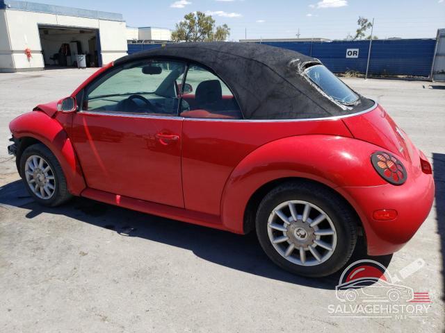 3VWCM31Y35M351607 2005 VOLKSWAGEN BEETLE photo no. 2