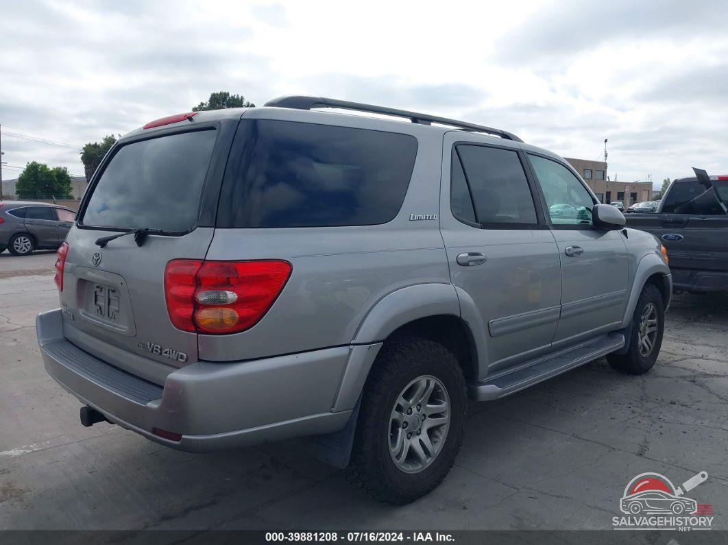 5TDBT48A23S203901 2003 TOYOTA SEQUOIA photo no. 4