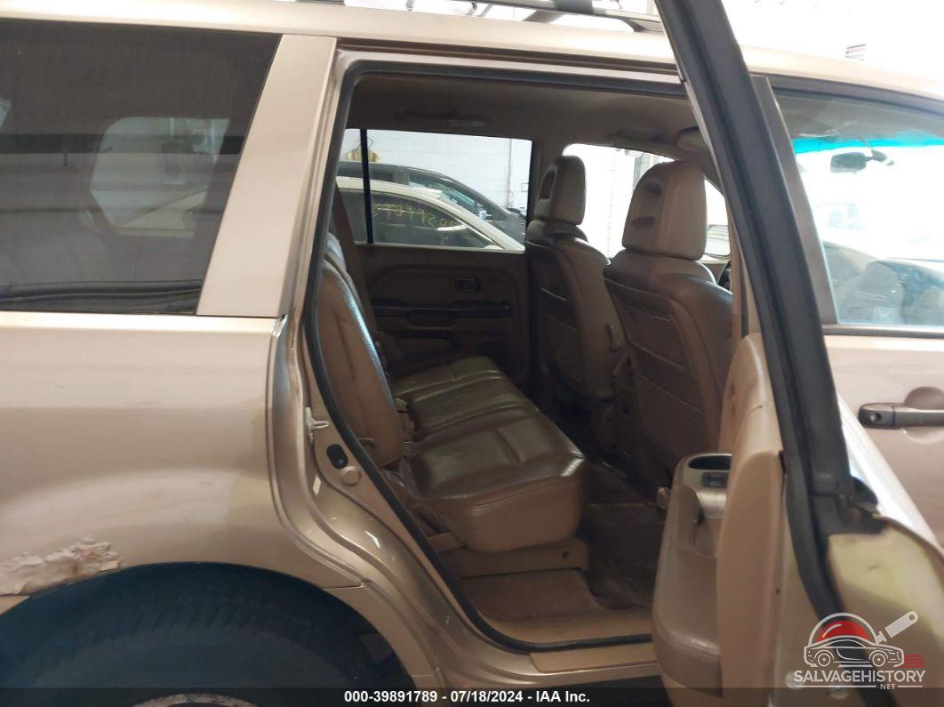 2HKYF18754H527050 2004 HONDA PILOT photo no. 8