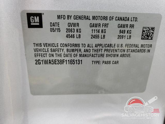 2G1WA5E38F1165131 2015 CHEVROLET IMPALA photo no. 12