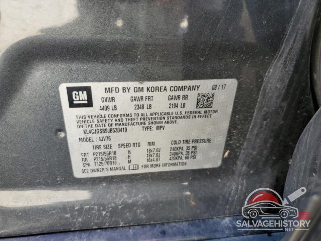 KL4CJGSB9JB530419 2018 BUICK ENCORE photo no. 12