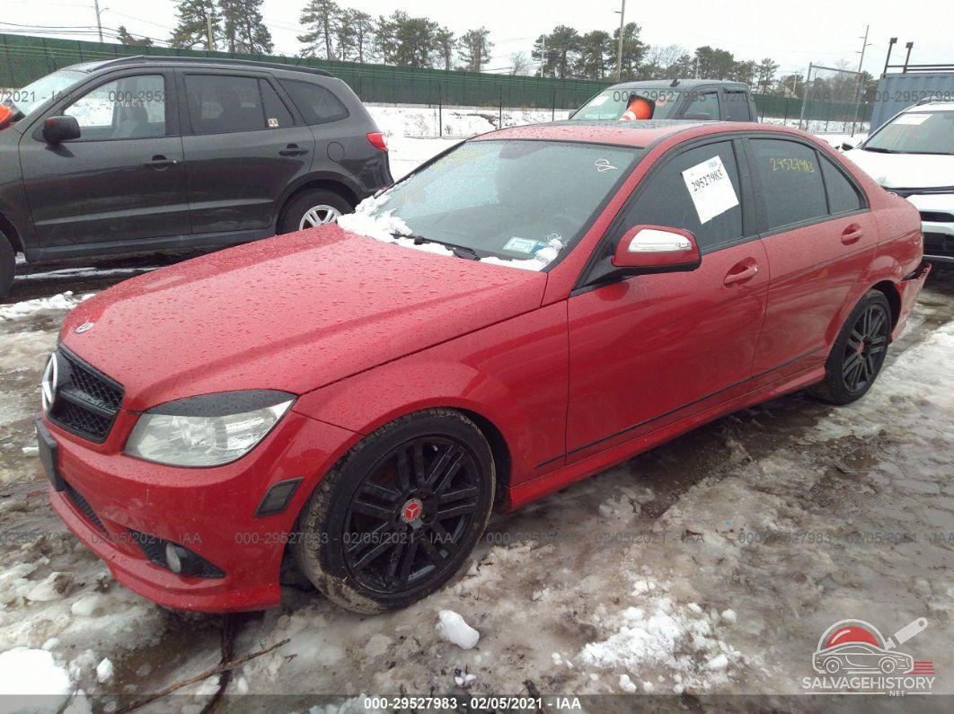 WDDGF81X19R063243 2009 MERCEDES-BENZ C-CLASS photo no. 2