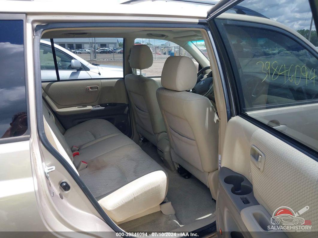 JTEGW21A270020109 2007 TOYOTA HIGHLANDER HYBRID photo no. 8