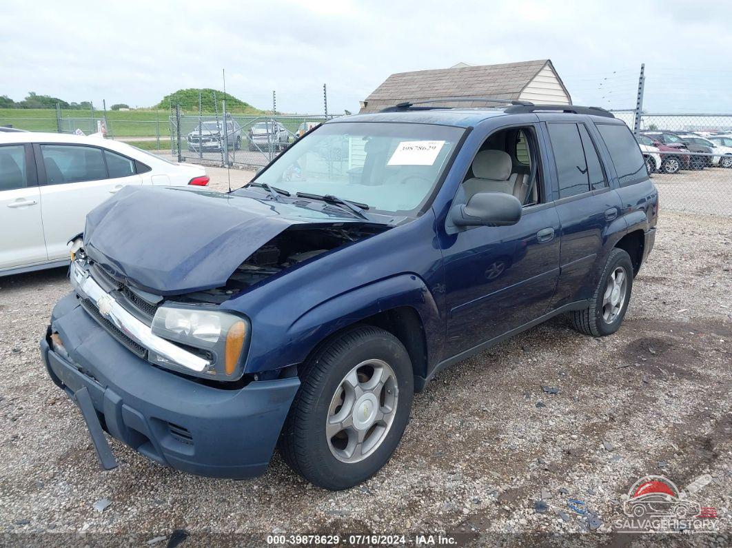 1GNDT13S682243752 2008 CHEVROLET TRAILBLAZER photo no. 2