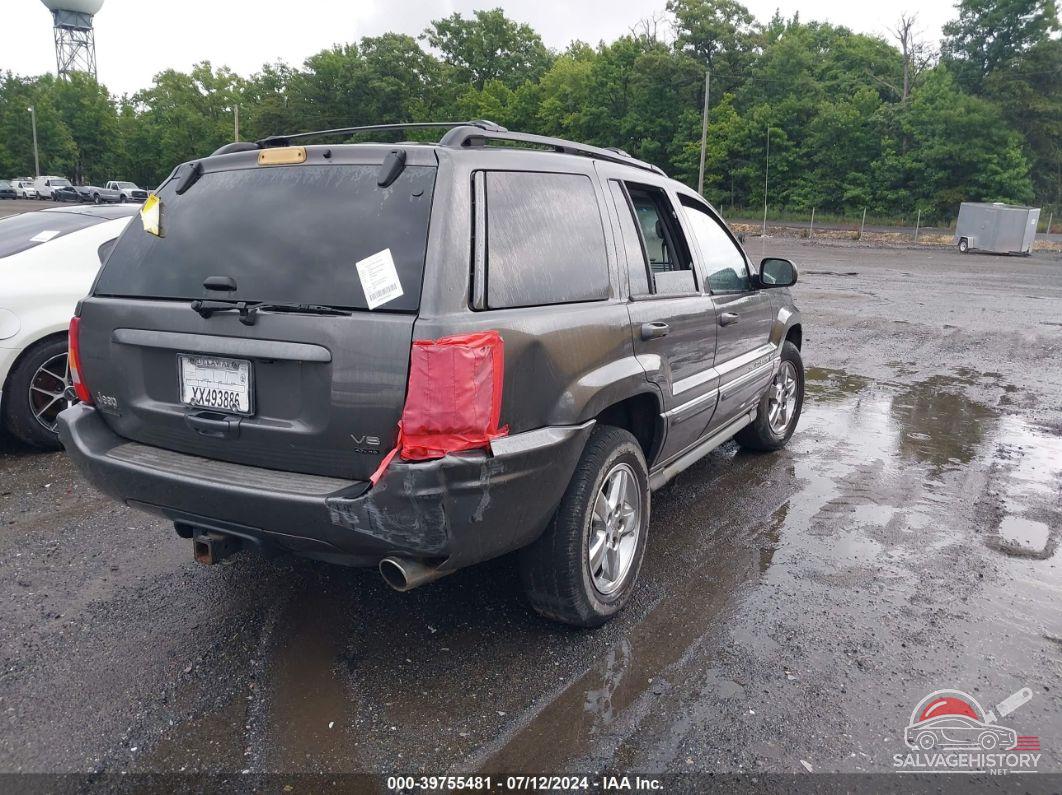 1J8GW68JX4C248621 2004 JEEP GRAND CHEROKEE photo no. 4