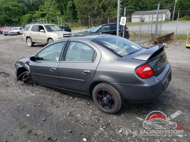 1B3ES56CX4D641820 2004 DODGE NEON photo no. 2
